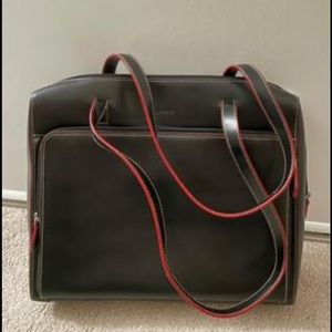 Lodis Genuine Leather Laptop Tote